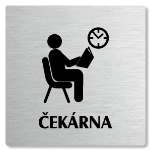 Čekárna, 100x100mm, stříbrná, Nevada